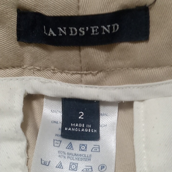 Lands end khaki women dress pants size 2 - Picture 3 of 4
